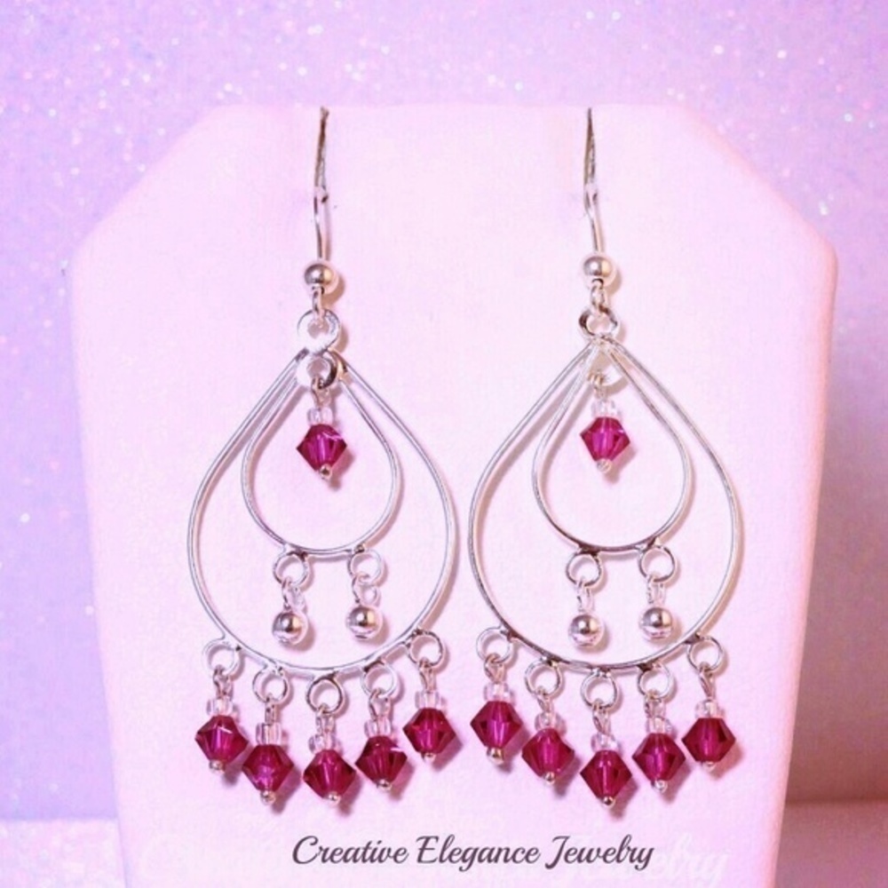 Sterling Silver Swarovski Elements Earrings